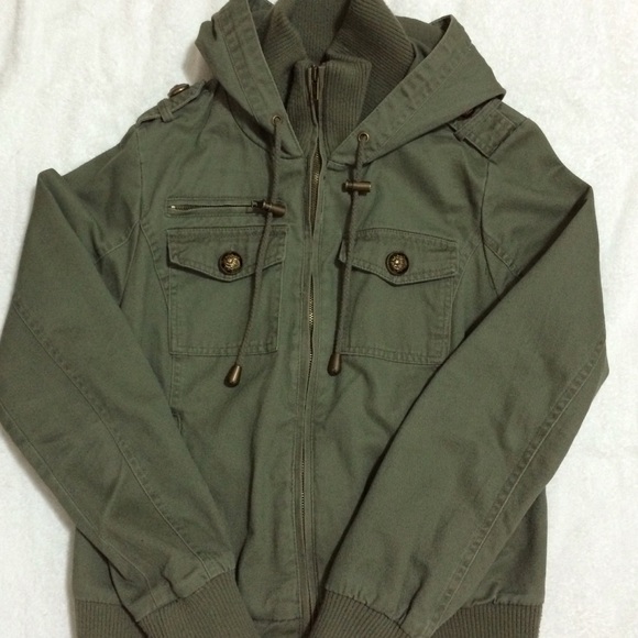 Canvas olive green jacket
