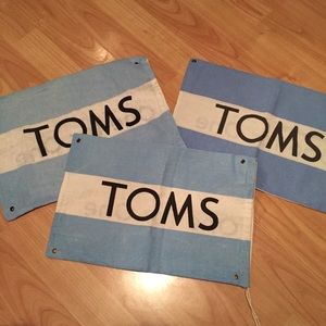 Set of 3 Toms drawstring bags