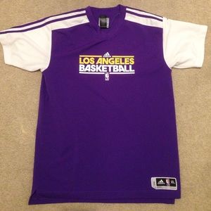 Mens Las Angeles Lakers Adidas basketball shirt. Mens Las Angeles Lakers Adidas basketball shirt.
