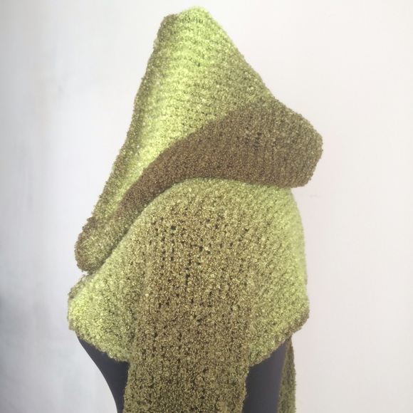 •HP!• Woodland Pixie Elf Shrug Hoodie Crop Knit - Picture 4 of 5