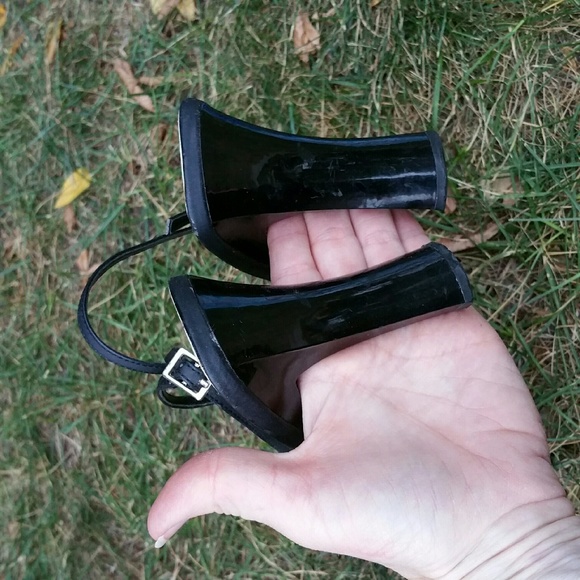 Black Rhinestone Heels - Picture 2 of 3