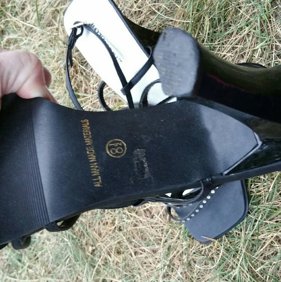 Black Rhinestone Heels - Picture 3 of 3