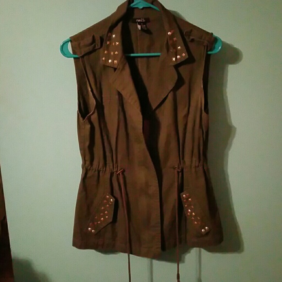 Olive vest