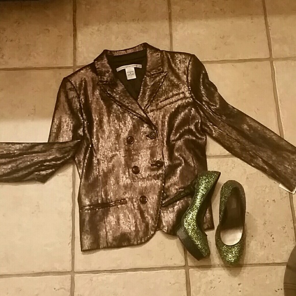 Diane Von Furstenberg sequin blazer