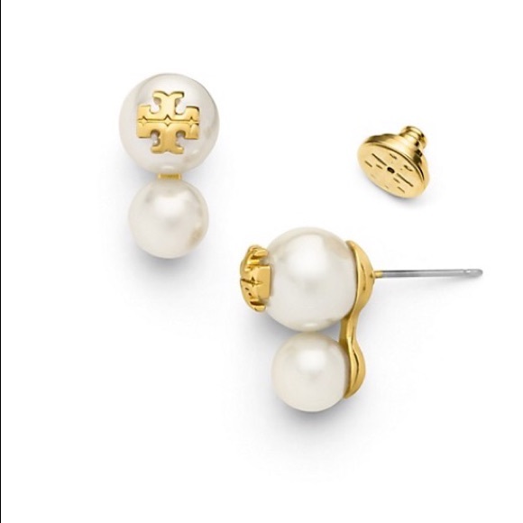 SOLD!! ️Tory Burch evie double stud earrings