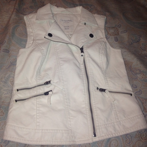 Leather vest