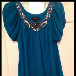 🎀Embellished Silk Blouse🎀