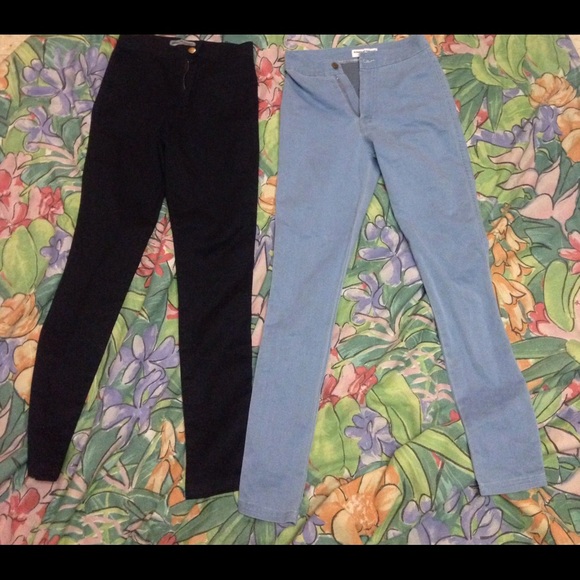NWOT AA easy jeans in black and dark wash