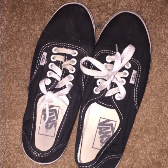 Vans classic navy blue shoes size 7