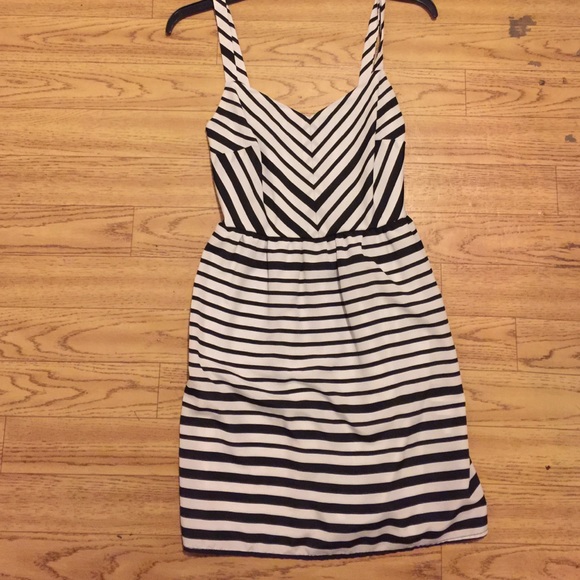 Black and white dress