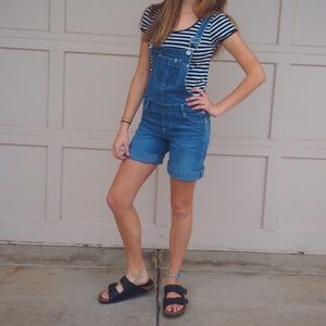 Denim Overalls