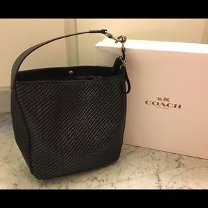 New Coach wovn Ns Hobo bag (black)