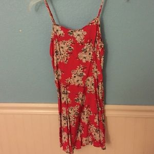 Orange Floral Forever 21 Dress