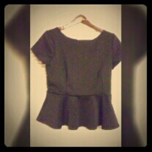 Peplum shirt