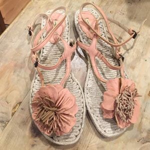 Max studio strappy sandals with ankle strap