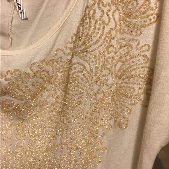 Studio Y gold glitter embellished top - Picture 2 of 4