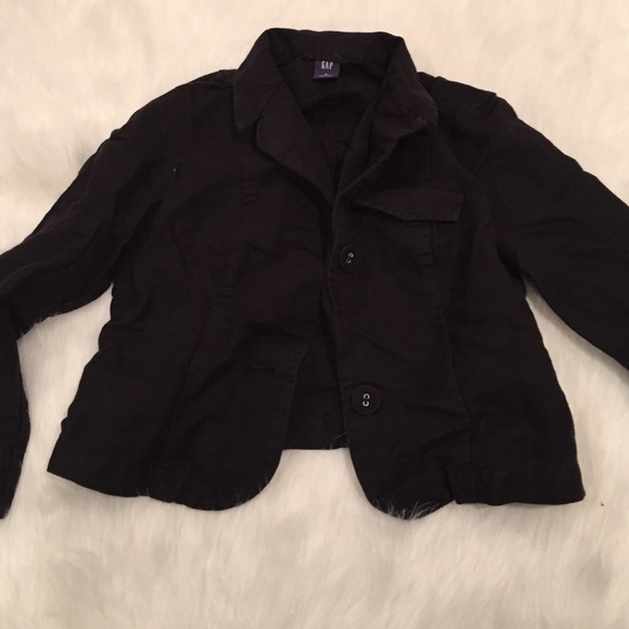 GAP Black Cropped Blazer