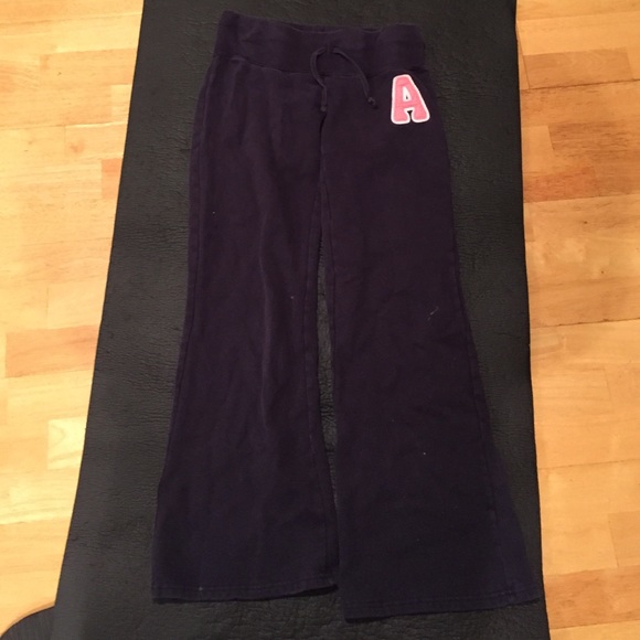 "A" Navy Sweat Pants