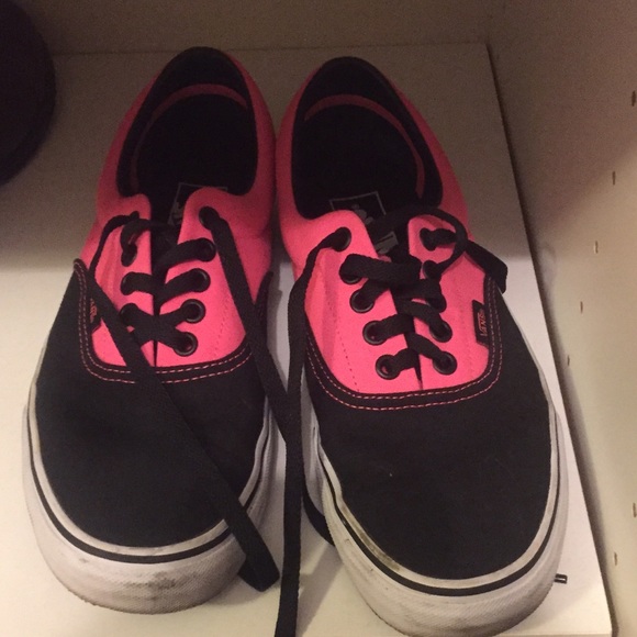 Pink and Black Vans!