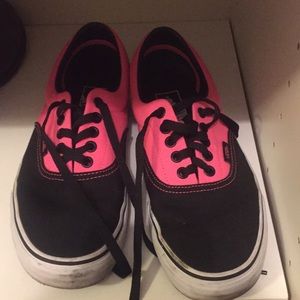 Pink and Black Vans!