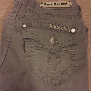 ROCK REVIVAL SKINNY JEANS size 26