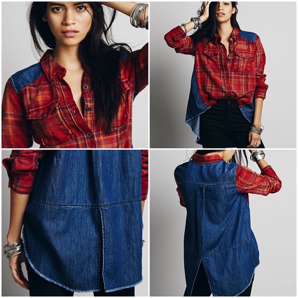 FREE PEOPLE We The Free Road Trip Flannel. NEW