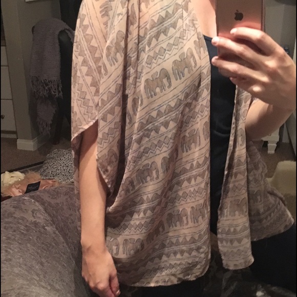 Silk sheer shall flowy