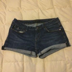 Denim shorts