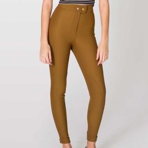 American apparel riding pants size medium NWT
