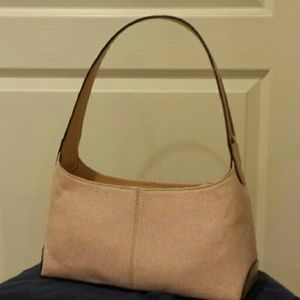 Italian Genuine leather trim handbag