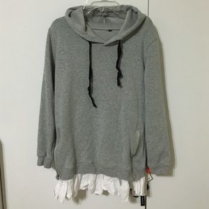 NWOT Cute Sweatshirt with Underlay (RESERVED)