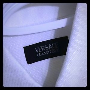 Versace white dress shirt