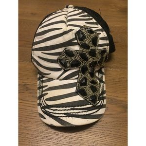 Zebra Olive & Pique hat