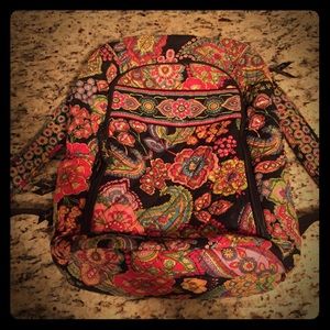 Vera Bradley backpack with laptop holder