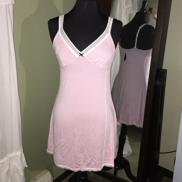 pink nightgown