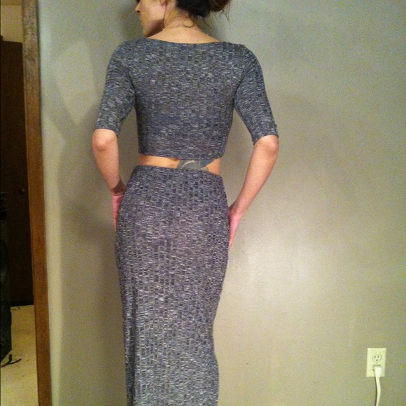 🥀DONATING 4/20 Skirt and Crop Top Set Ribbed - Picture 4 of 4