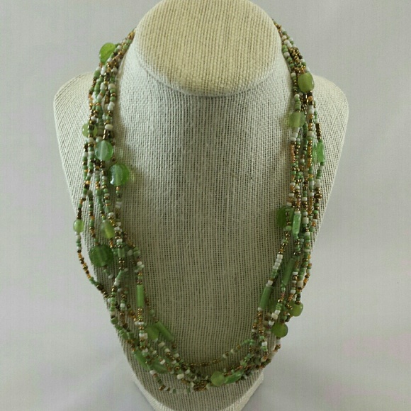 📗GWaC📗 Java Fun Necklace - Lime - Picture 1 of 4