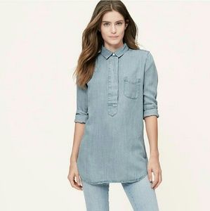 Softened Chambray Tunic