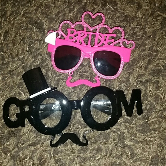 Bride and Groom Glasses