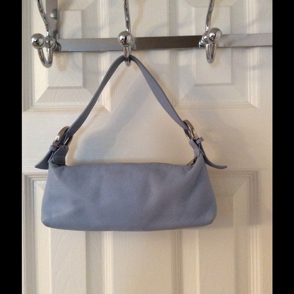 🚫SOLD🚫Express Blue Leather Tote Bag - Picture 2 of 4