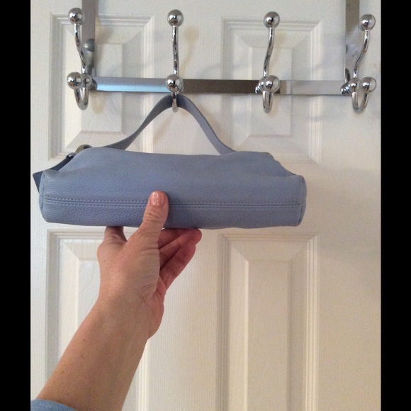 🚫SOLD🚫Express Blue Leather Tote Bag - Picture 3 of 4