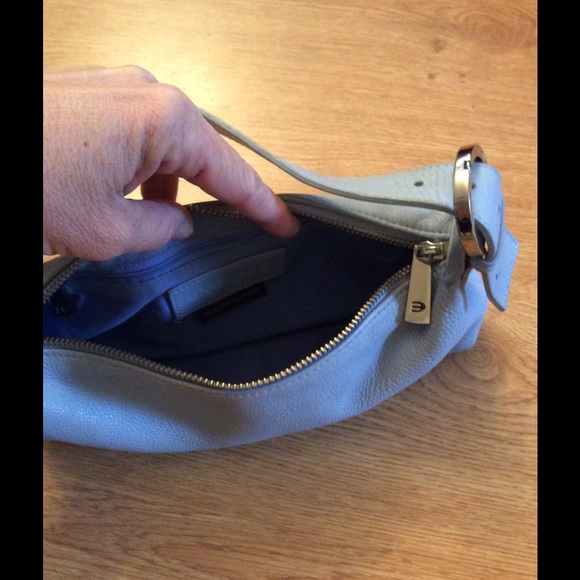 🚫SOLD🚫Express Blue Leather Tote Bag - Picture 4 of 4