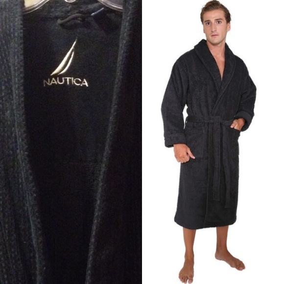 Nautica Black Robe - Picture 4 of 4