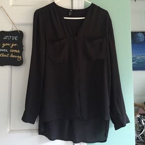 H & M black blouse H & M black blouse