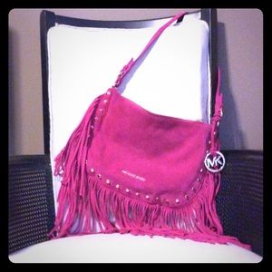 Michael Kors Pink Fringe Studded purse!