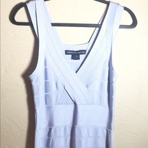 French Connection ice blue bandage dress