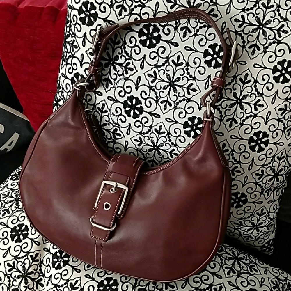 Coach Hampton Brown leather bag 7548