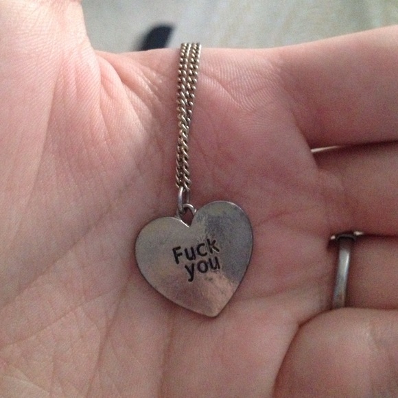 UO "fuck you" NECKLACE