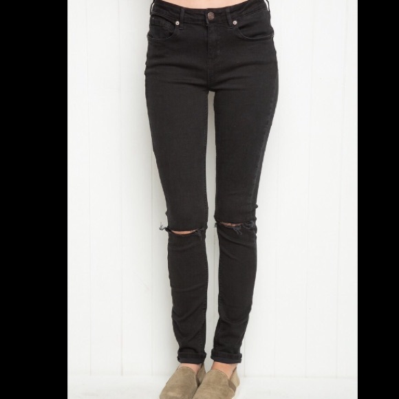 Brandy Melville High Waisted Black Jeans