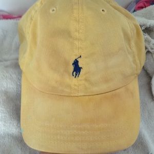 Yellow Polo hat.